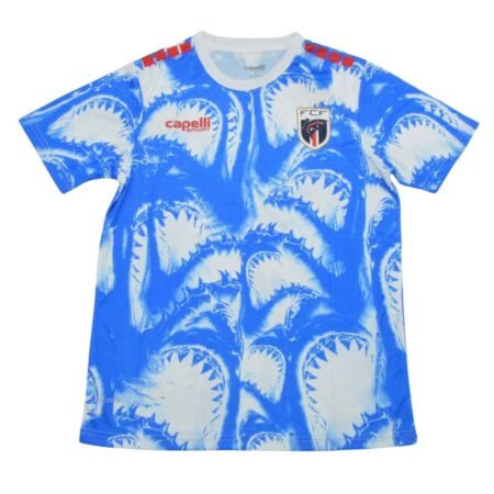 Camisa Cabo Verde Azul Copa 2026/27 Aquecimento Masculina