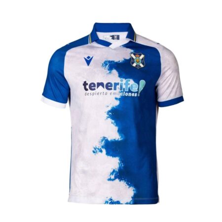 Camisa CD Tenerife Azul/Branco 2026/27 25 Home I Masculina