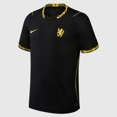 Camisa Chelsea FC Preta 2026/27 Away II Jogador Masculina