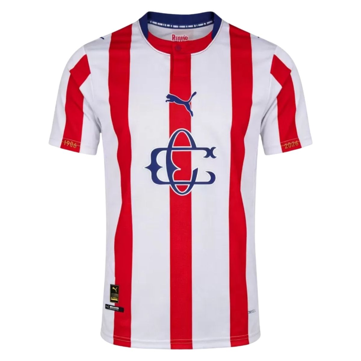 camisa-chivas-de-guadalajara-vermelho-2025-26-especial-120-anos-masculino Camisa Chivas Guadalajara Vermelha/Branca 2025/26 Especial 120 Aos Masculina