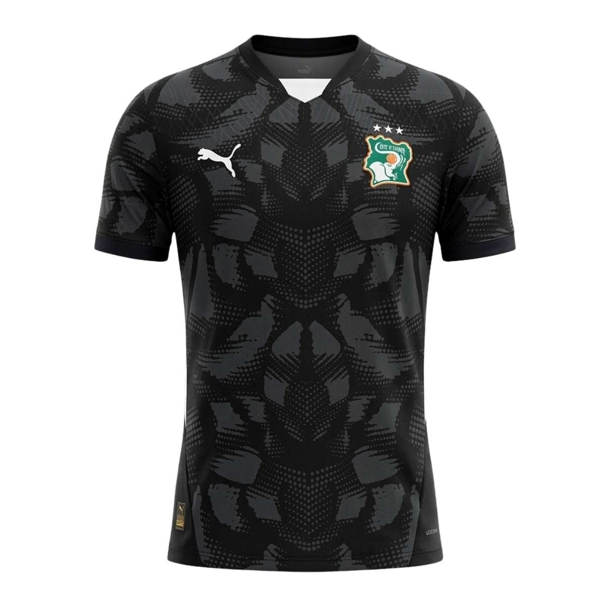 camisa-costa-do-marfim-preto-2627-goalkeeper-masculino (2) Camisa Costa do Marfim Preto Goleiro Copa 2026/ Masculina