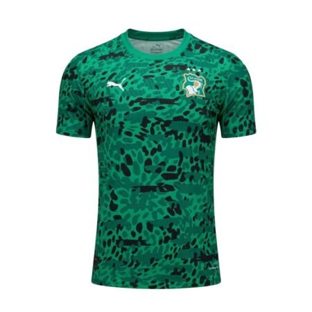 Camisa Costa do Marfim Verde 2026/27 Pré-jogo Masculina