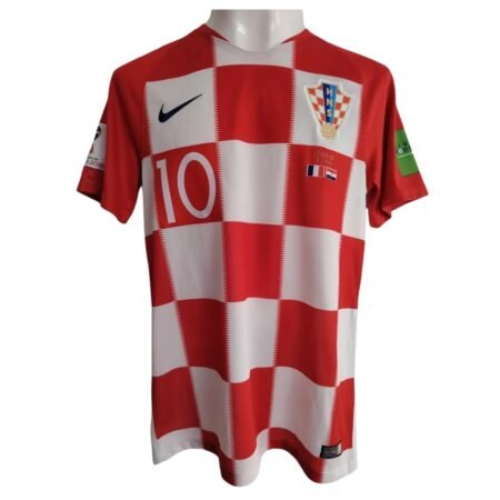 Camisa Croácia Luka Modric Vermelho Copa 2018 Home Masculino