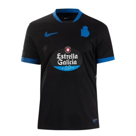Camisa Deportivo de Lá Coruña Preto 2026/27 Away II Masculina