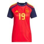 camisa-espanha-vermelha-copa-lamine-yamal-19-2026-27-home-feminina