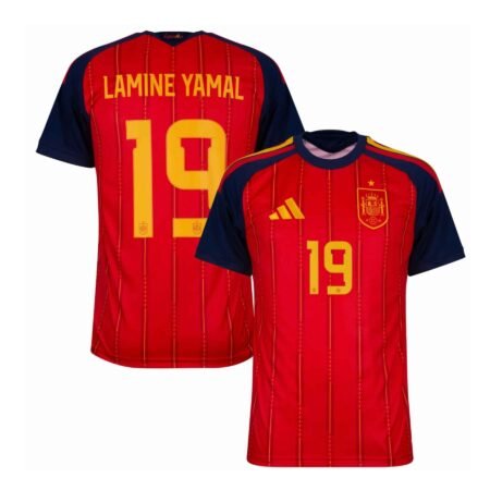 Camisa Espanha Vermelho Copa Lamine Yamal 2026/27 Home I Masculina