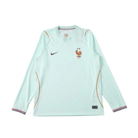 Camisa França Verde Copa 2026/27 Away II Manga Longa