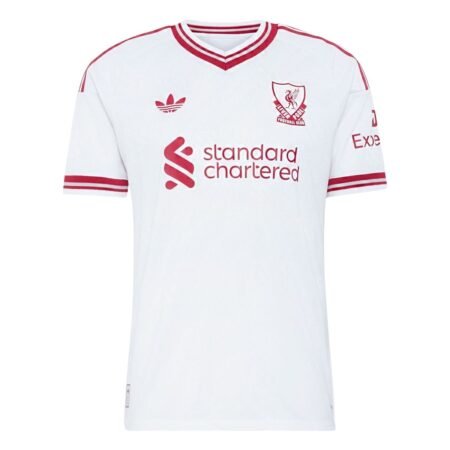 Camisa Liverpool FC Branca 2026/27 Away II Jogador Masculina