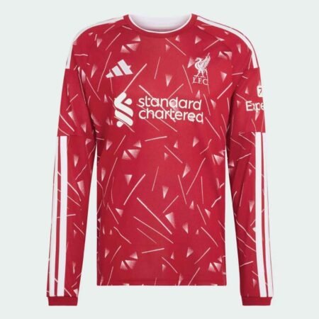 Camisa Liverpool FC Vermelha 2026/27 Home I Manga Longa