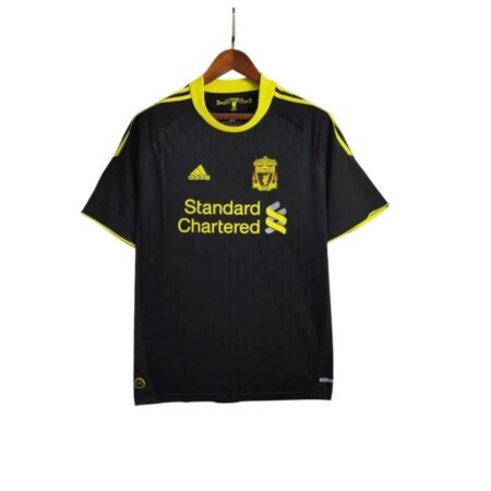 Camisa Liverpool FC Preto 2010/11 Third Masculina Retrô