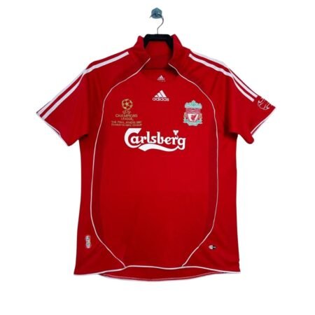 Camisa Liverpool FC Vermelho 2006/07 Home Masculina Retrô