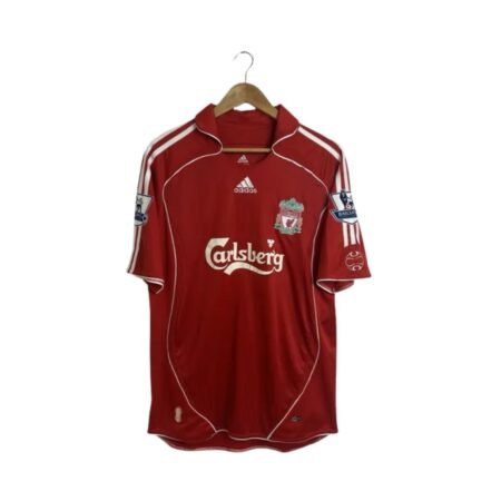 Camisa Liverpool FC Vermelho 2006/08 Home Masculina Retrô