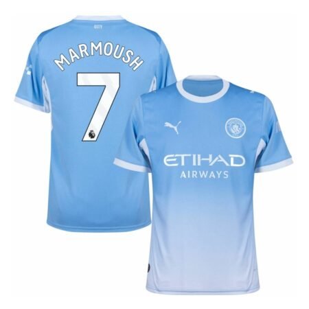 Camisa Manchester City Azul Marmoush #7 2026/27 Home I Masculina