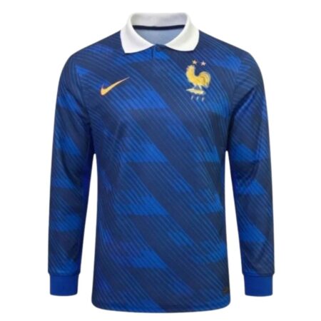 Camisa França Azul Copa 2026/27 Home I Manga Longa Masculina