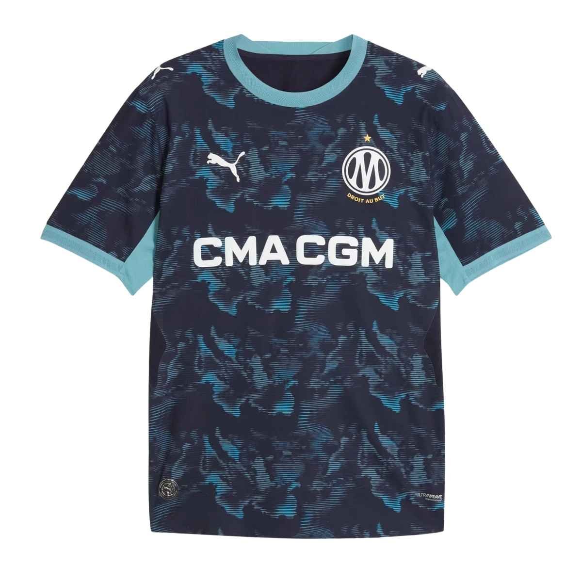 camisa-olympique-de-marselha-azul-2026-27-away-masculina Camisa Olympique de Marseille Azul 2026/27 Away II Masculina