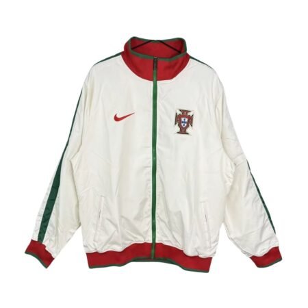 Jaqueta Portugal Branco 2010/11 Corta Vento  Masculino Retrô