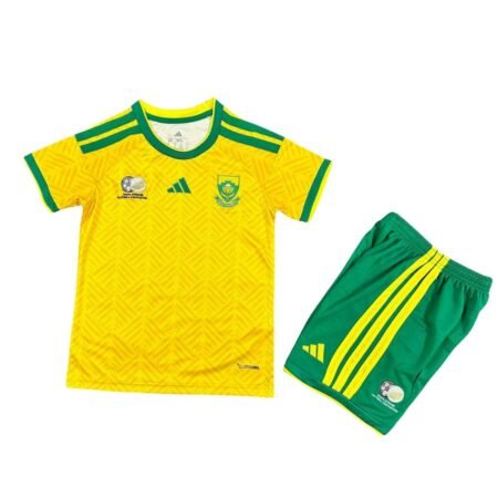 Kit Infantil Africa do Sul Amarelo Copa 2026/27 Home I Unissex