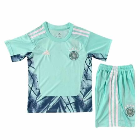 Kit Infantil Alemanha Azul Copa 2026/27 Goleiro Unissex