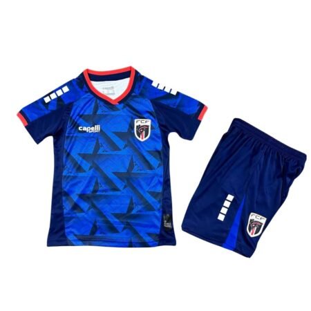 Kit Infantil Cabo Verde Azul Copa 2026/27 Home Unissex