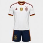 kit-infantil-espanha-branco-campeã-copa-2026-away-ii-unissex