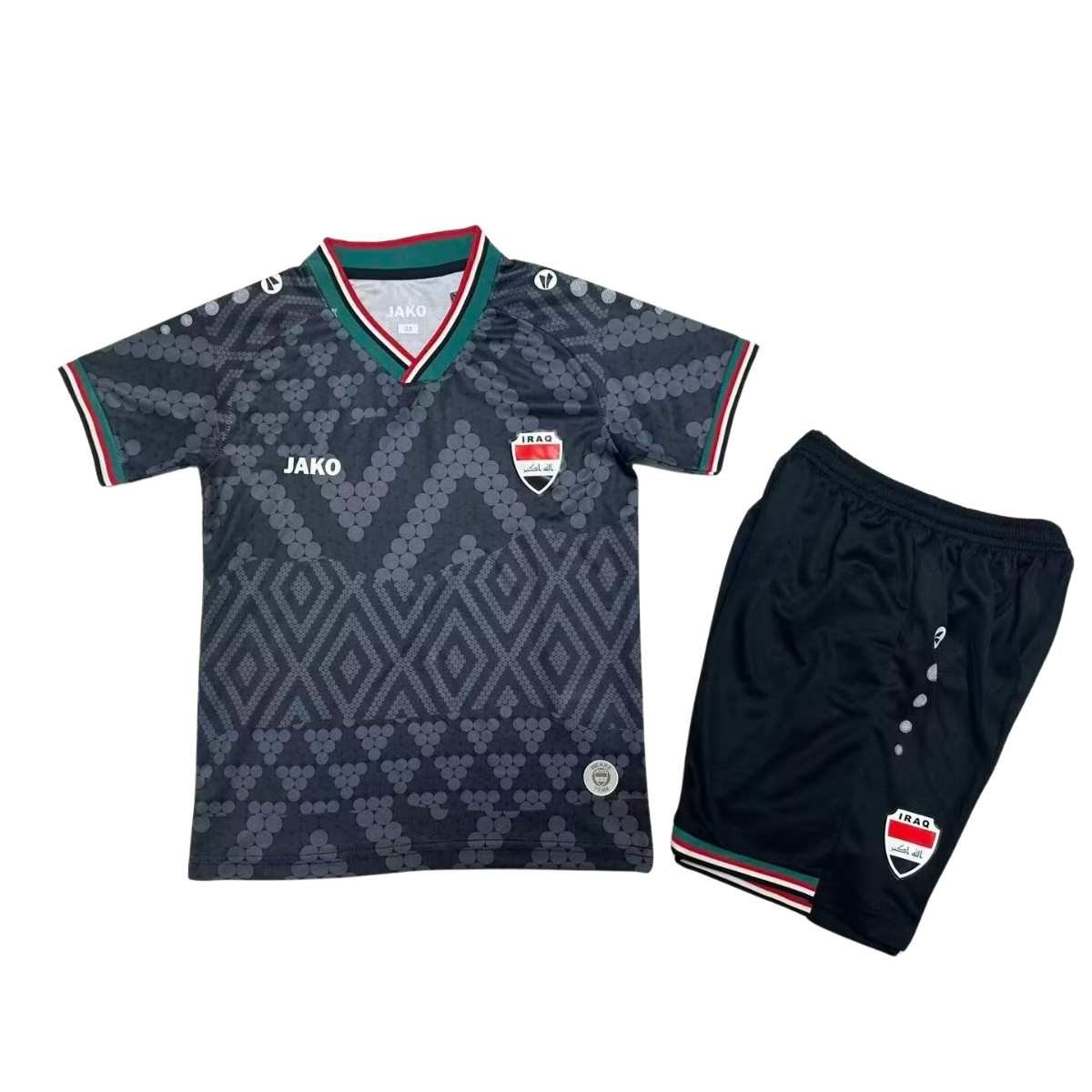 kit-infantil-iraque-preta-copa-2026-27-away-ii-unissex Kit Infantil Iraque Preto Copa 2026/27 Away II Unissex