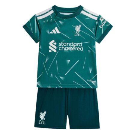Kit Infantil Liverpool FC Verde  2026/27 Goleiro Unissex