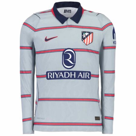 Camisa Atlético de Madrid Cinza Polo 2026/27 Third III Manga Longa