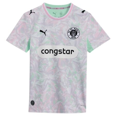 Camisa ST. Pauli Rosa/Cinza 2026/27 Third III Masculina