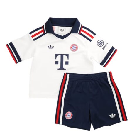 Kit Infantil Bayern de Munique Branco 2026/27 Away II Unissex