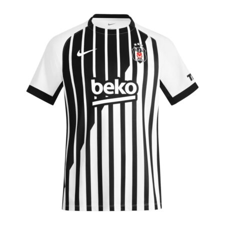 Camisa Besiktas Preta/Branca 2026/27 Away II Masculina