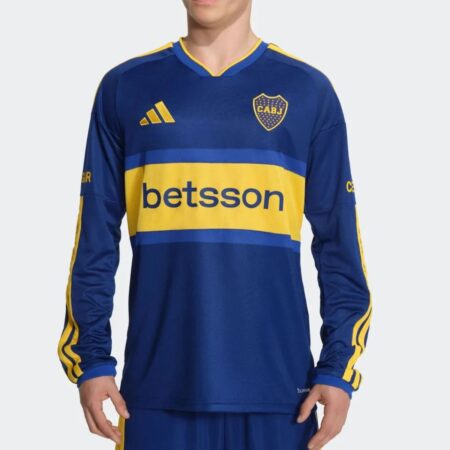 Camisa Boca Juniors Azul 2026/27 25 Home I Manga Longa
