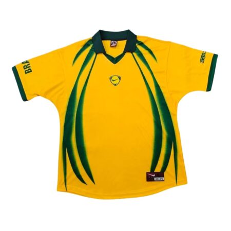 Camisa Cactus Jack X Nike Brasil Amarela Total 90 Retrô 2026 Masculina