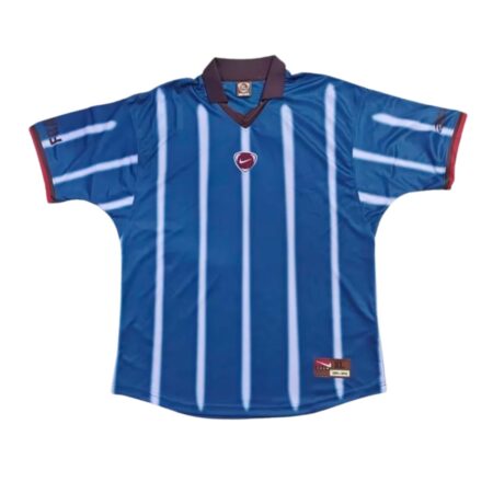 Camisa Cactus Jack X Nike França Azul Total 90 Retrô 2026 Masculina
