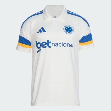 Camisa Cruzeiro Branca Polo 2026/27 Terceira III Masculina