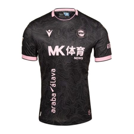 Camisa Deportivo Alavés Preta 2026/27 Away II Masculina