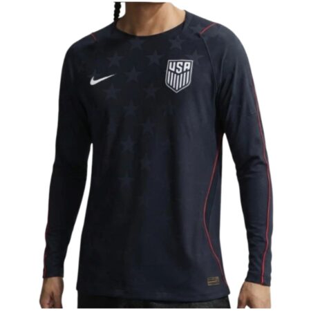 Camisa Estados Unidos Preto 2026/27 Away II Manga Longa Masculina