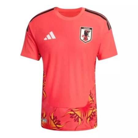 Camisa Japão Vermelha Coral Copa 2026/27 Goleiro Masculina