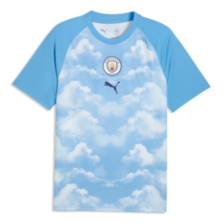 Camisa Manchester City Azul 2026/27 Pré-Jogo Masculina