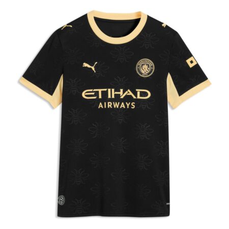 Camisa Manchester City Preta 2026/27 Away II Feminina