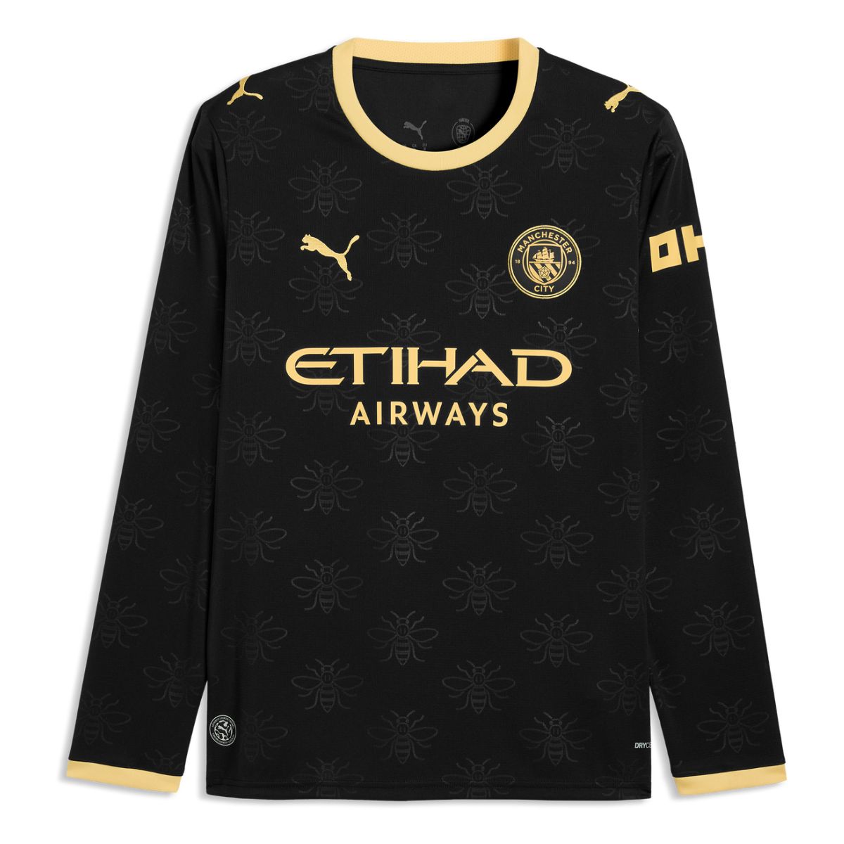camisa-manchester-city-preto-away-ii-2026-27-manga-longa Camisa Manchester City Preta 2026/27 Away II Manga Longa
