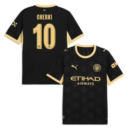 Camisa Manchester City Preta Cherki #10 2026/27 Away II Masculina