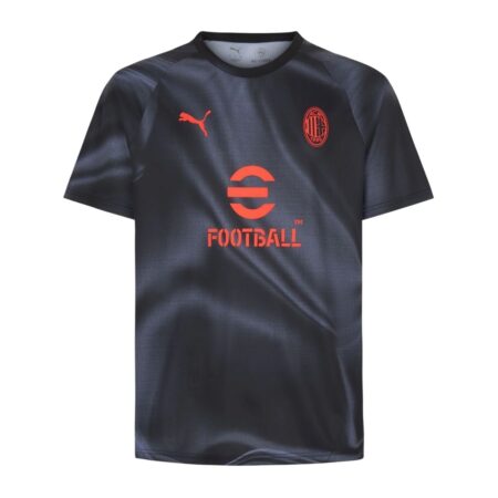 Camisa AC Milan Preta 2026/27 Pré-jogo Masculina