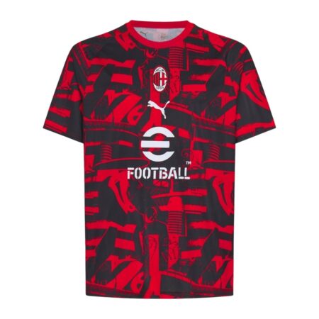 Camisa AC Milan Vermelha 2026/27 Pré-jogo Masculina