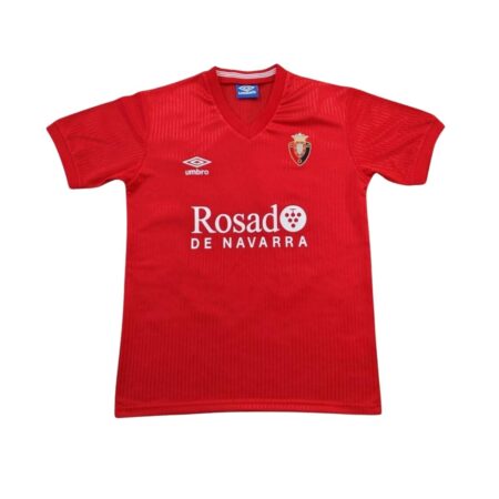 Camisa Osasuna Vermelho 1987/98 Home I Masculina