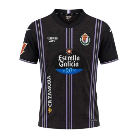 Camisa Real Valladolid Preto 2026/27 Away II Masculina