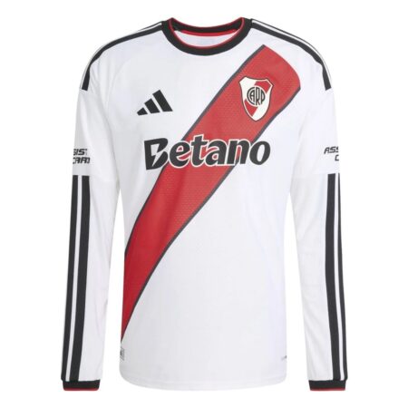 Camisa River Plate Branca 2026/27 Titular I Manga Longa Jogador