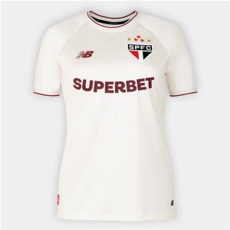 Camisa São Paulo Branca 2026/27 Terceira III Feminina