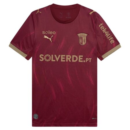 Camisa SC Braga Vermelho Vinho 2026/27 Third III Masculina
