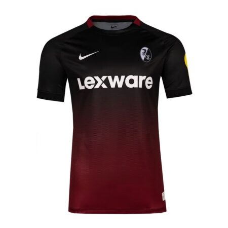 Camisa SC Freiburg Preta/Vinho 2026/27 Third III Masculina