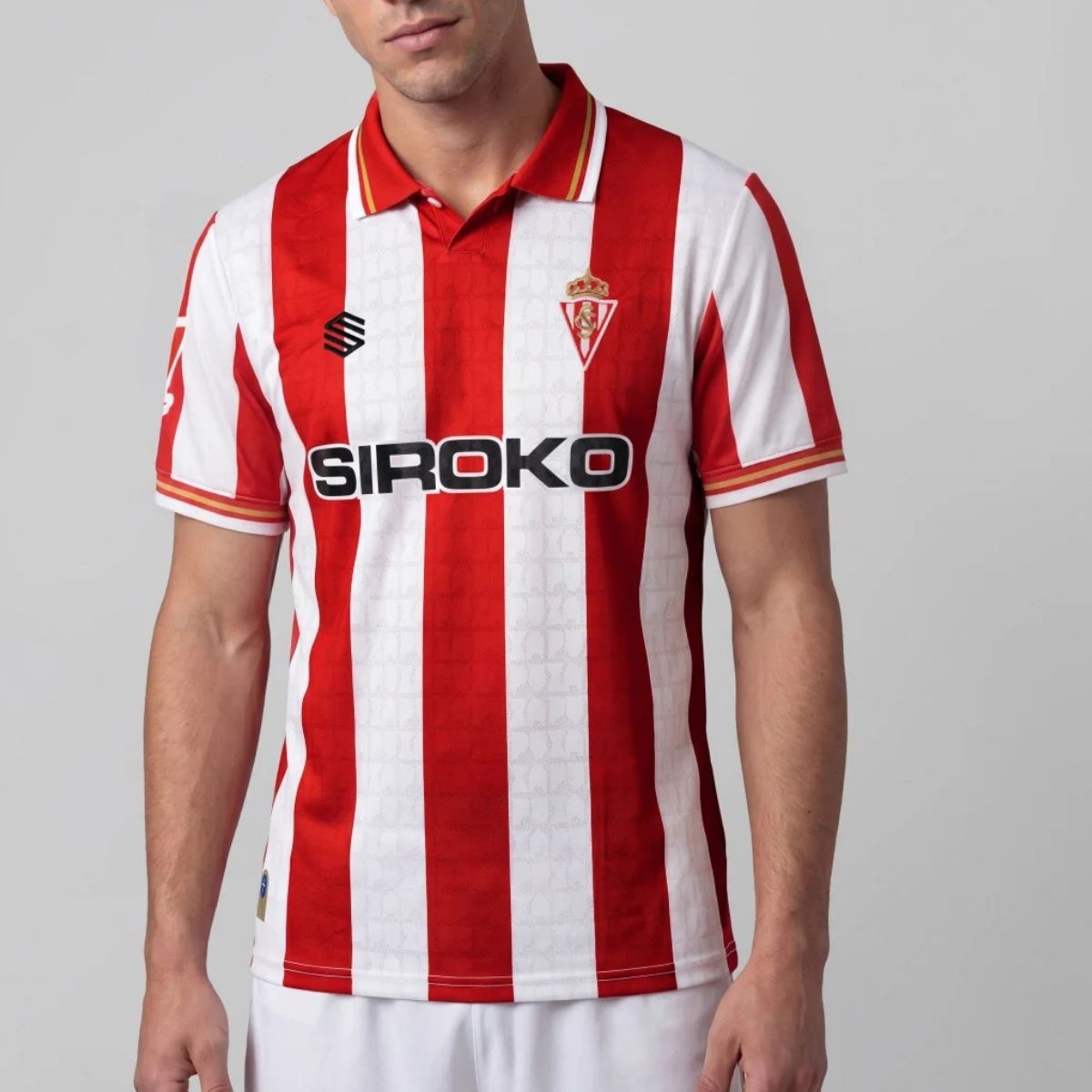 camisa-sporting-gijon-vermelha-2026-27-home-i-masculina Camisa Sporting Gijón Vermelha 2026/27 Home I Masculina